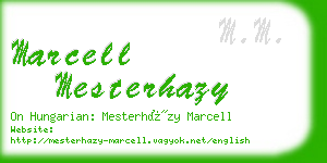 marcell mesterhazy business card